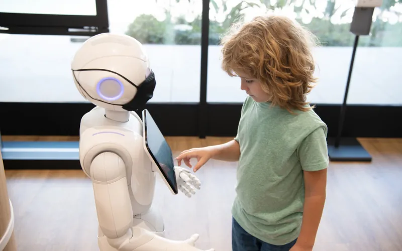 enfant et robot